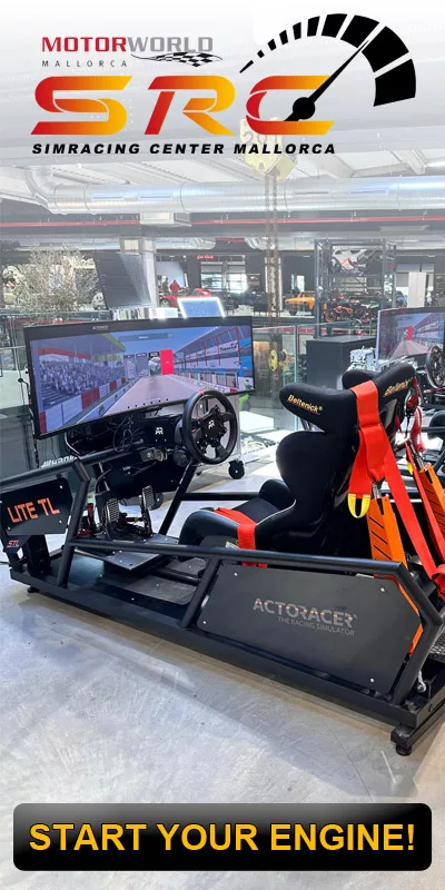 Sim.Racing Center Mallorca — Rennsimulatoren für Events mieten