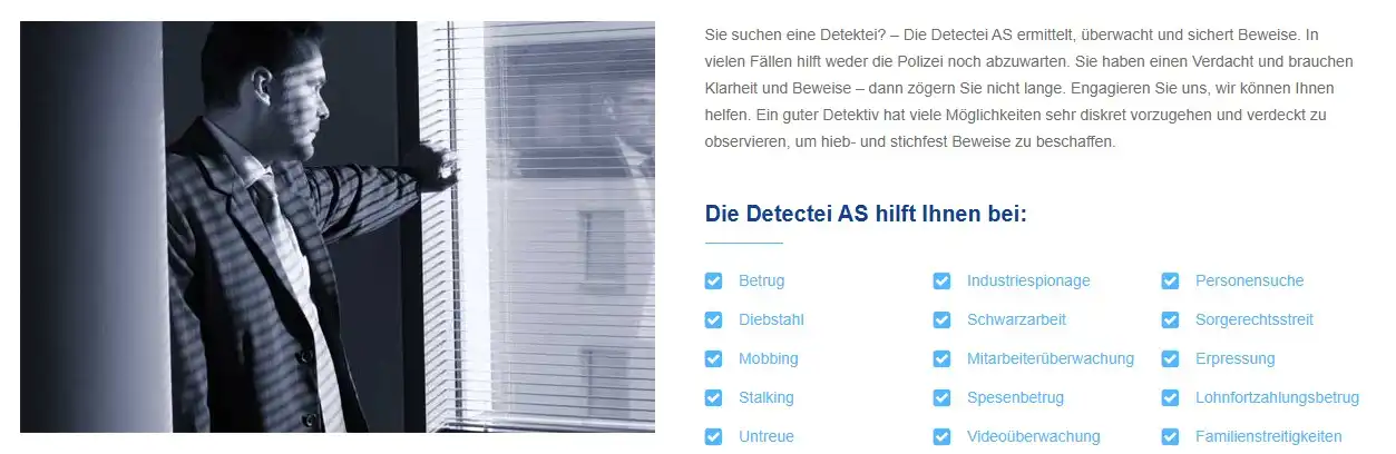 Ihre Detektei Detectei AS auf Mallorca