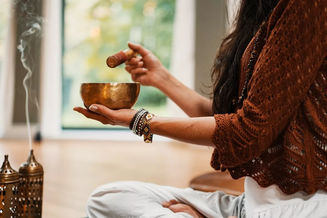 Photo Candlelit meditation