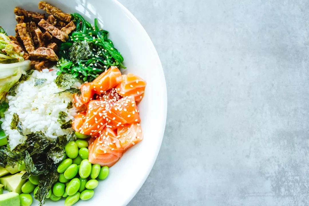 Photo Healthy plate
