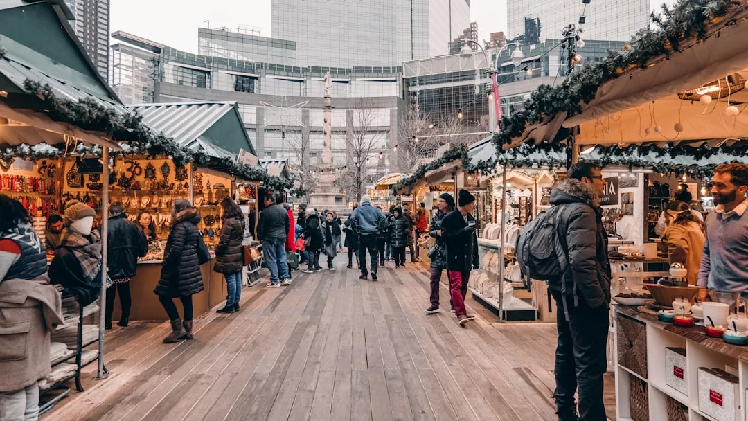 Photo Christmas market