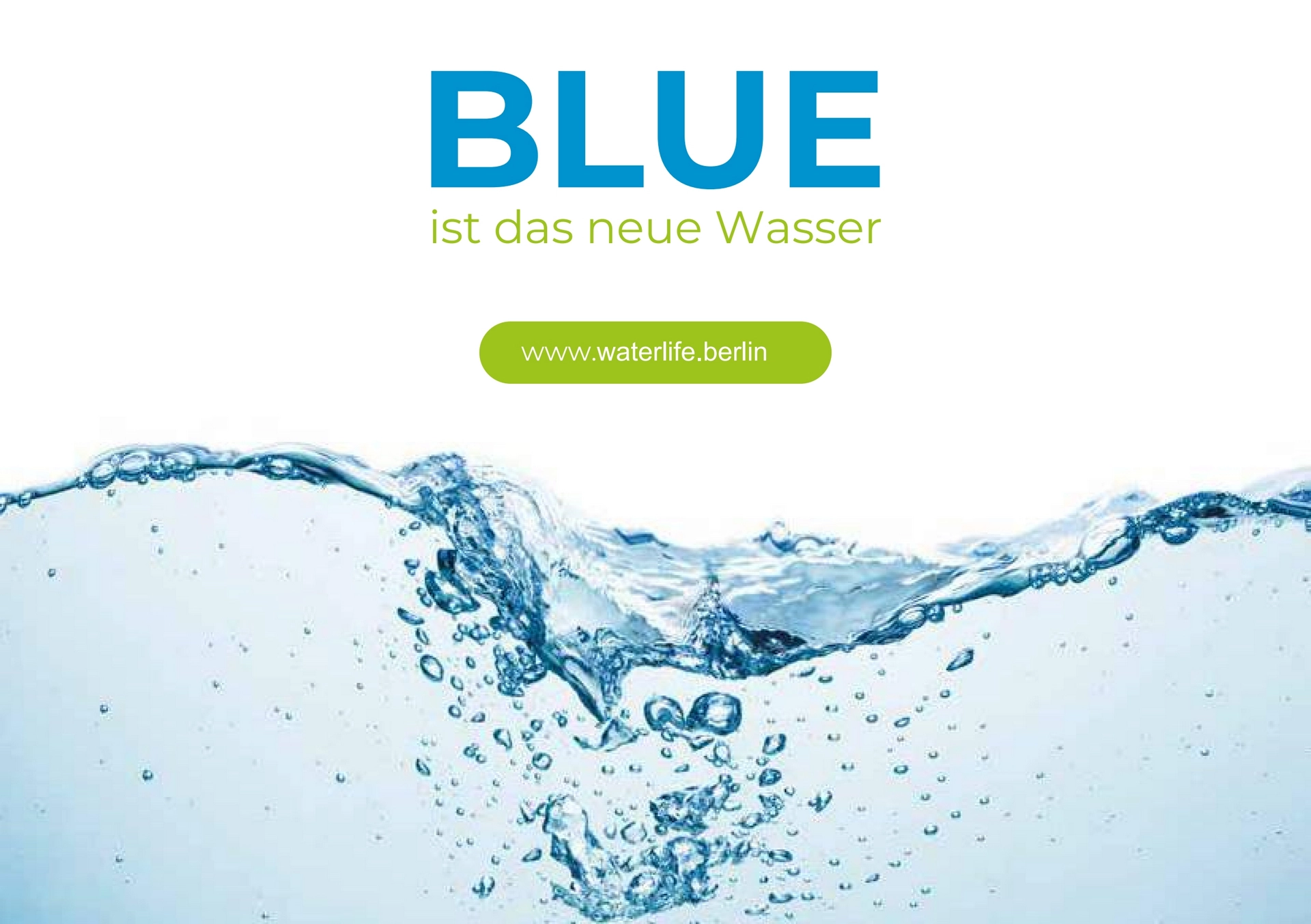 WATERlife BLUE Sparkling Auftisch-Wassersystem in einer Küche auf Mallorca